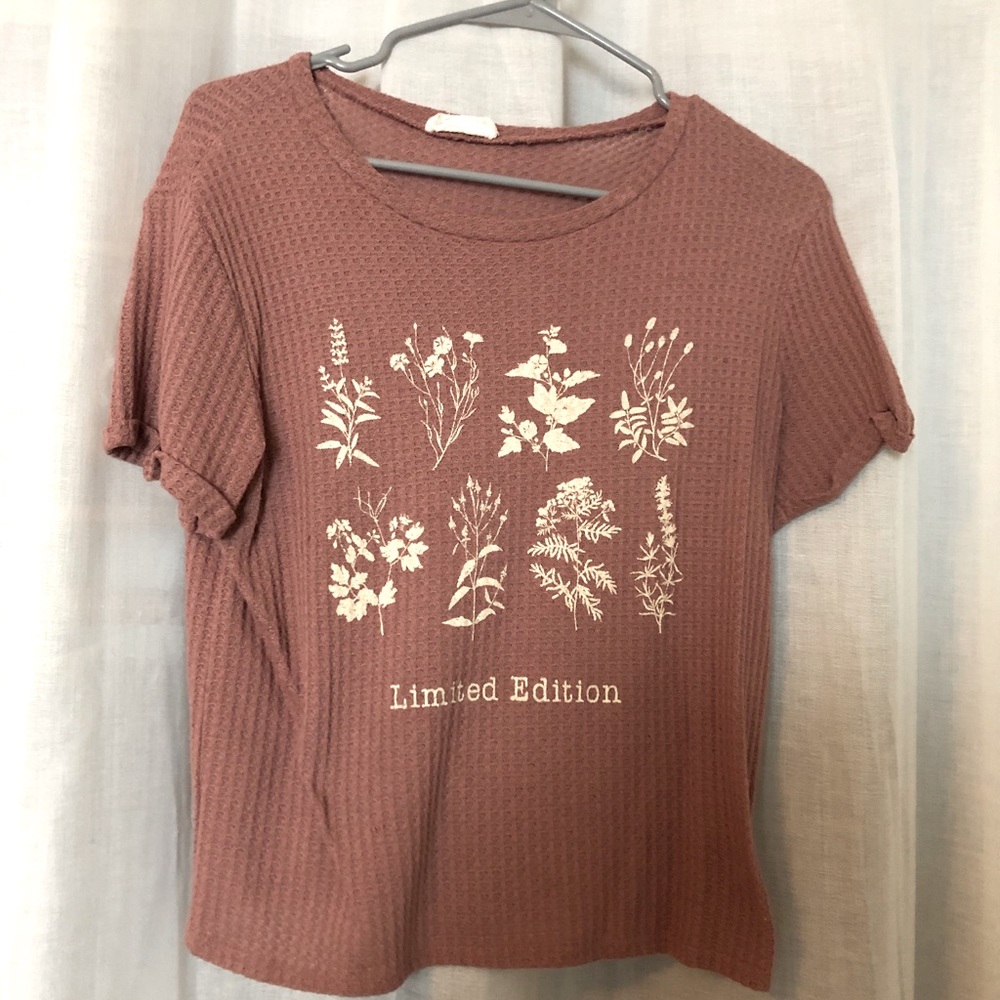 Pink flower tshjrt from target